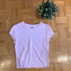 Aritzia Sunday Best Pink Tee💗